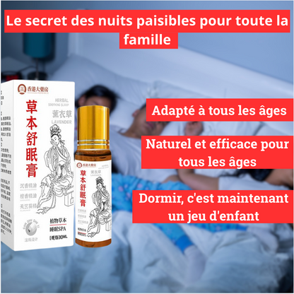🌙 Huile Apaisante Naturelle – Sommeil Profond & Réparateur