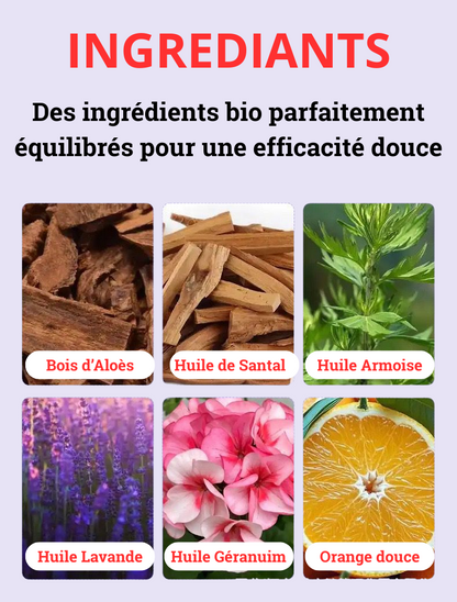 🌙 Huile Apaisante Naturelle – Sommeil Profond & Réparateur